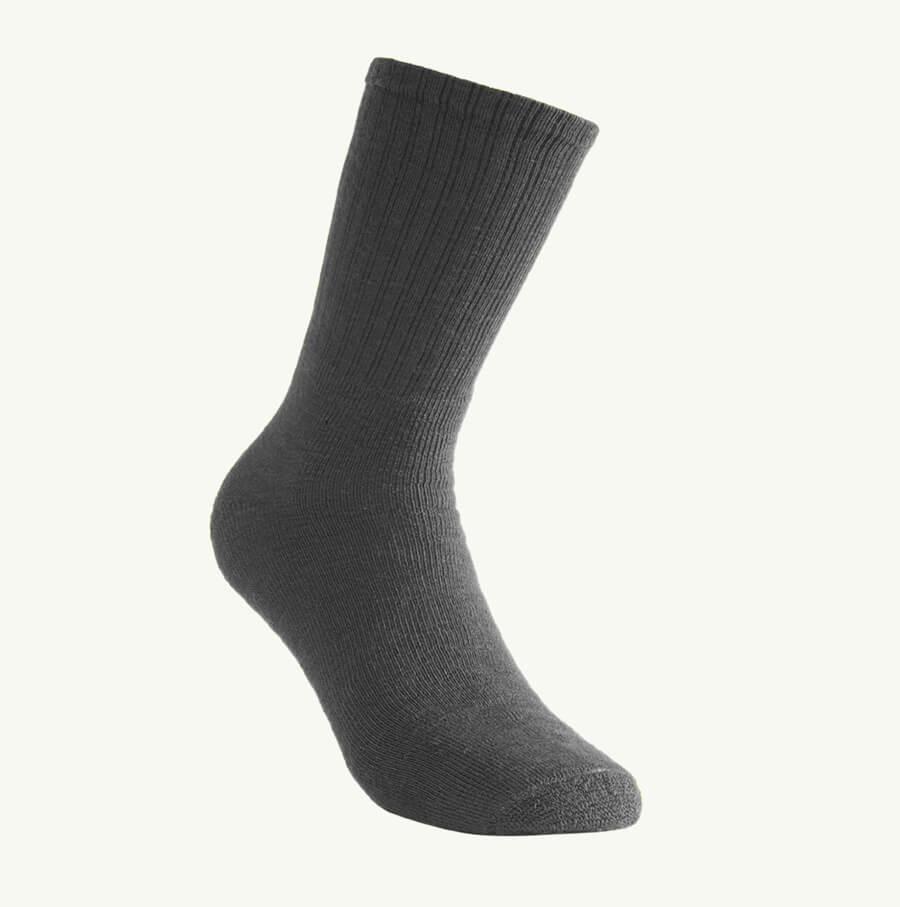 Ullsokk Woolpower Classic 200 Svart
