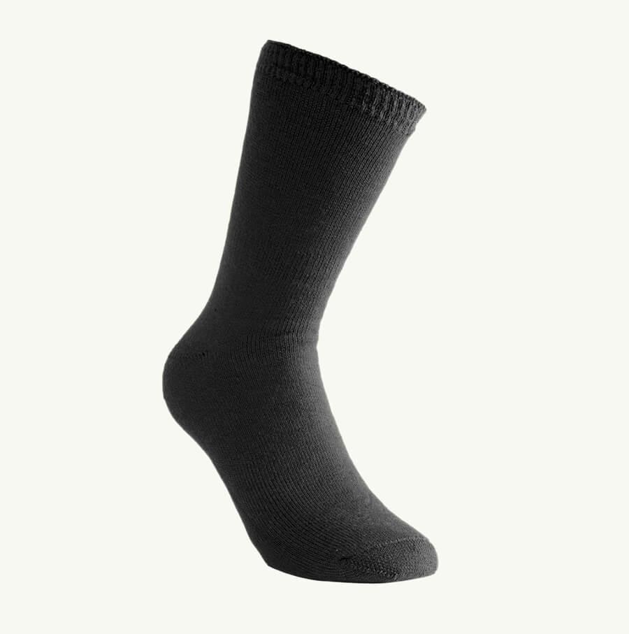 Ullsokk Woolpower Classic 400 Svart