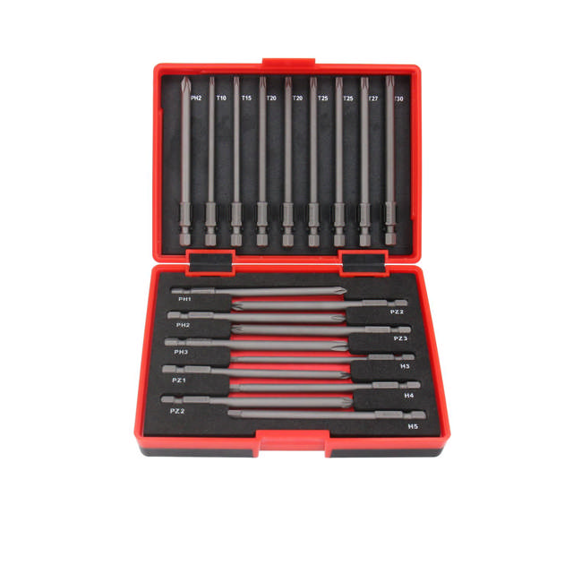 BITSSETT 100MM 19 DELER