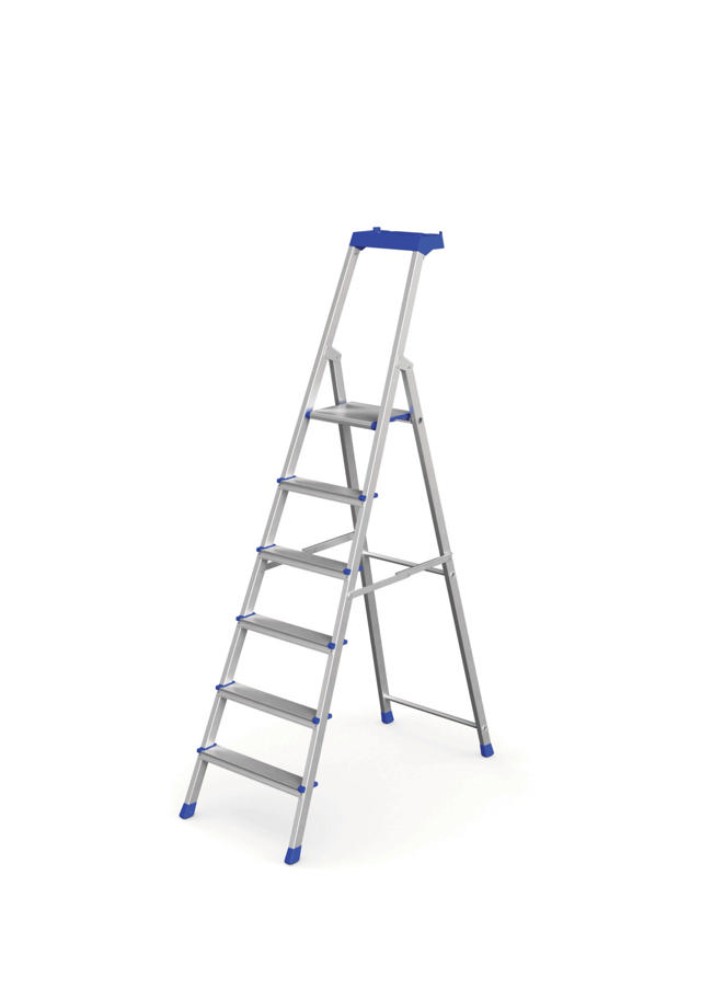 Werner Pro Smart trappestige 6 trinn – solid og stabil aluminiumstige