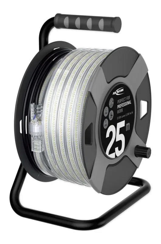25m LED trommel - 37500 lumen