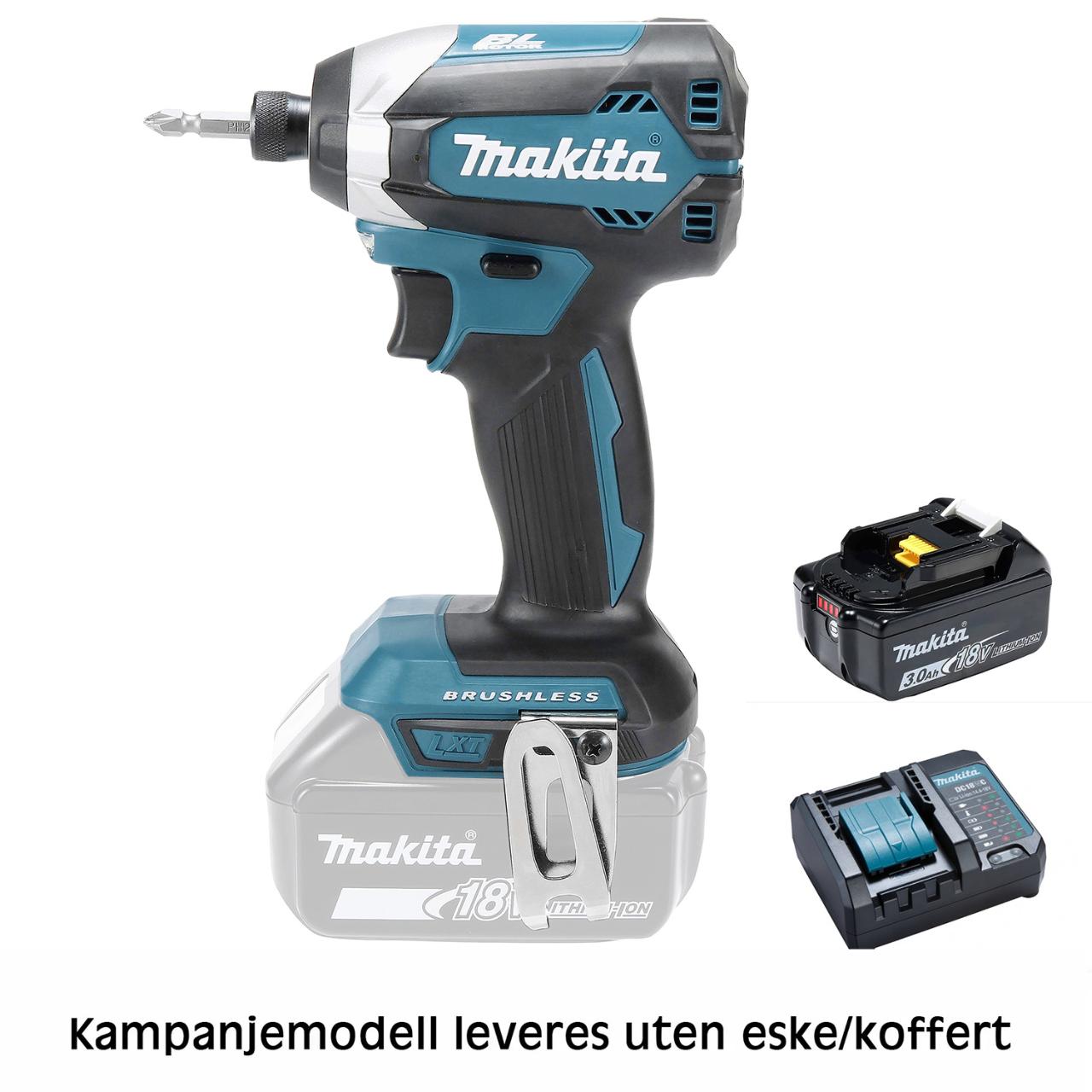 SLAGTREKKER DTD153 170NM MED BATTERI OG LADER