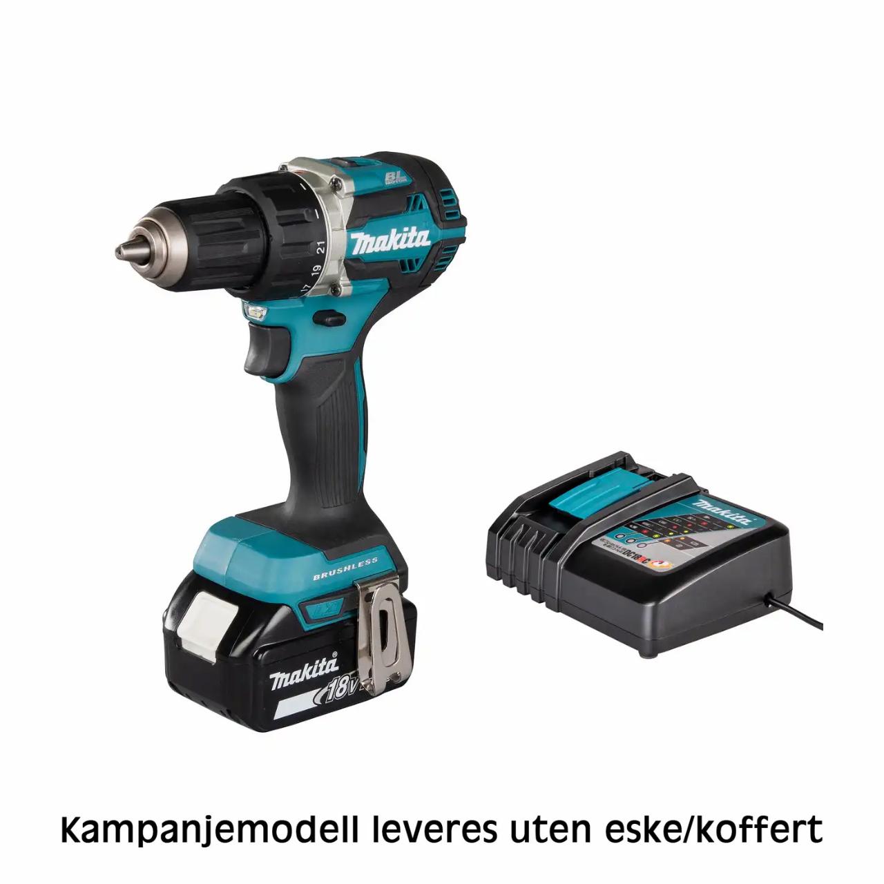 BORSKRUTREKKER DDF484 MED BATTERI OG LADER