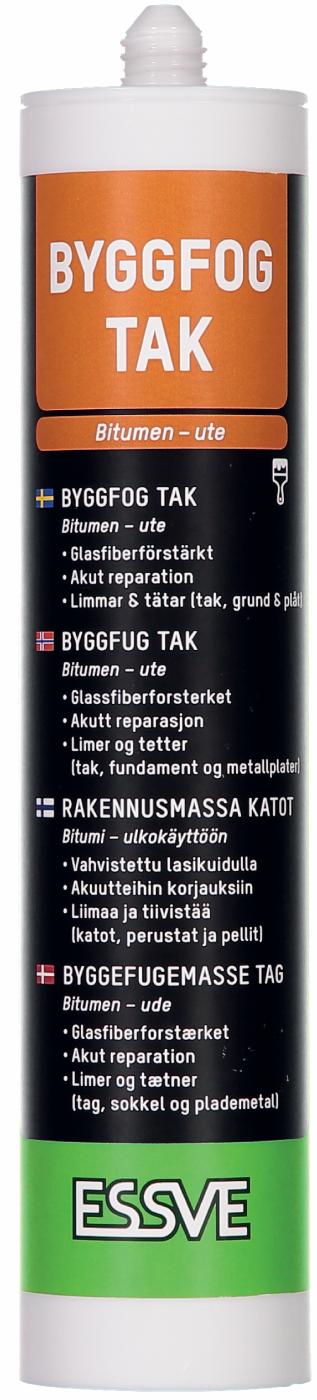 BYGGFUG TAK SVART 300ML