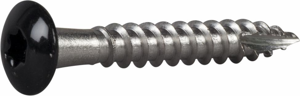 TAKRENNESKRUE PH SORT 4,8X35 A2-250