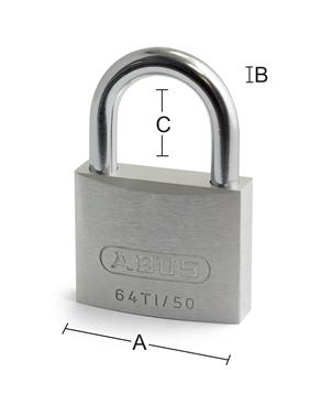 HENGELÅS ABUS 64TI-50 TITALIUM B