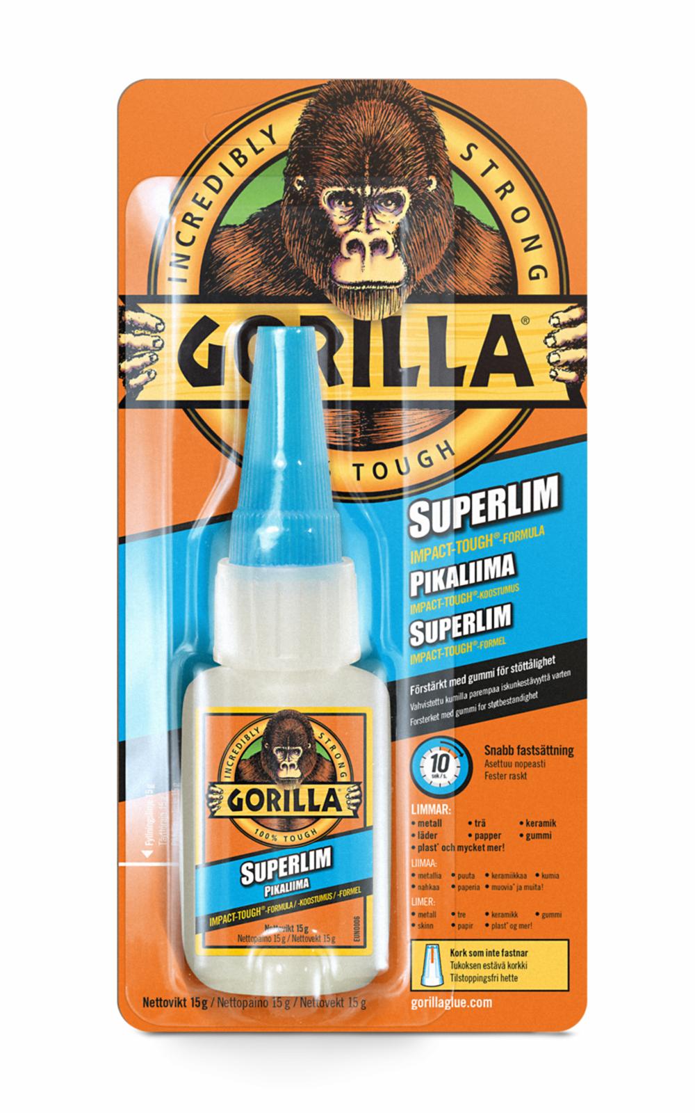 SUPERLIM GORILLA SUPERGLUE 15GR