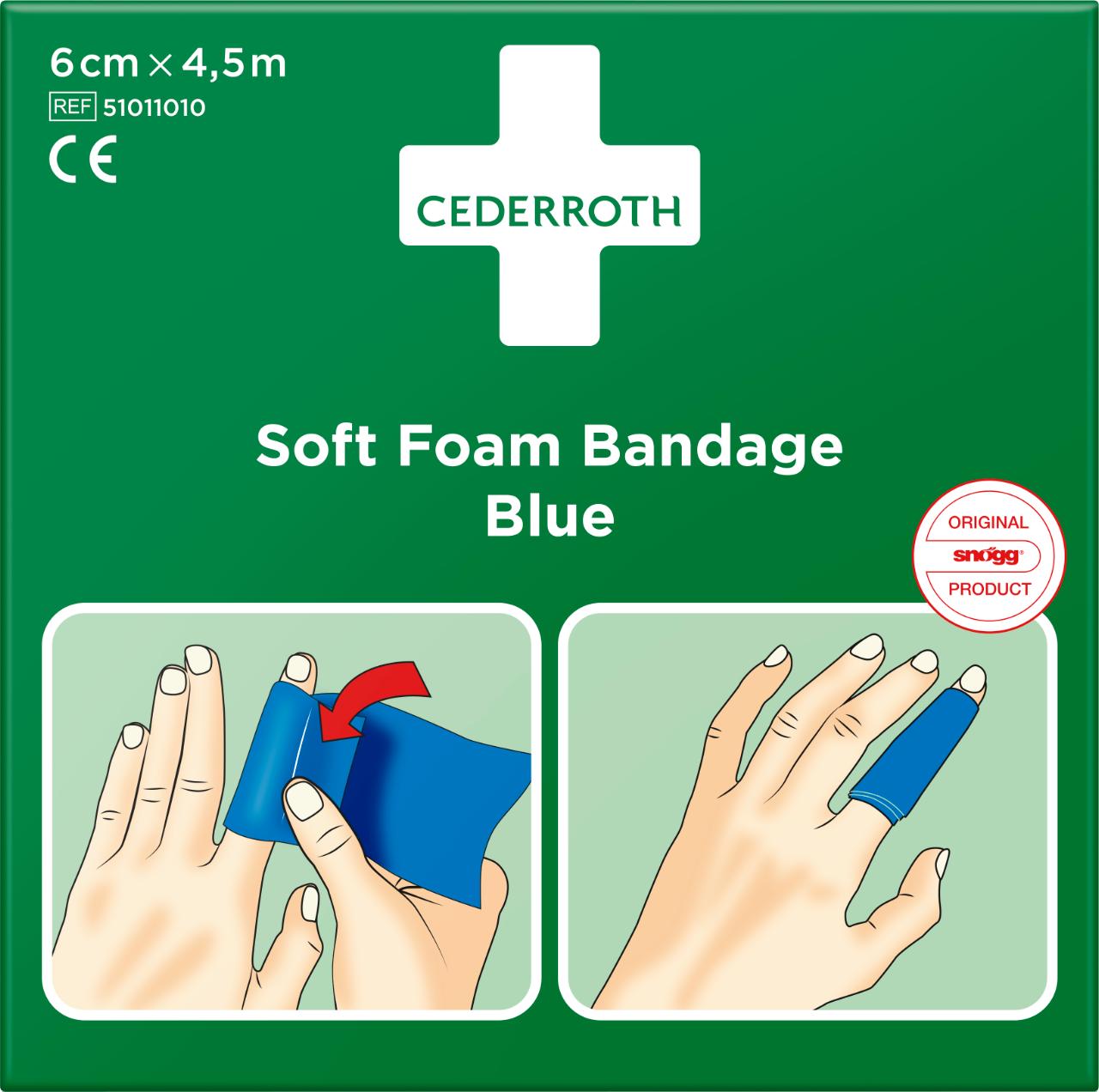 PLASTER SOFT FOAM BANDAGE 4,5M