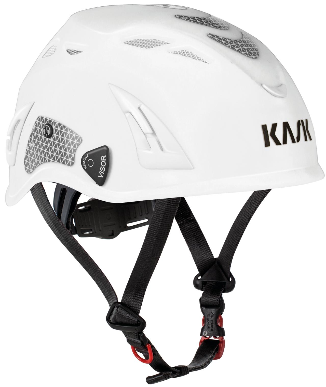 HJELM KASK PLASMA HI-VIZ HVIT