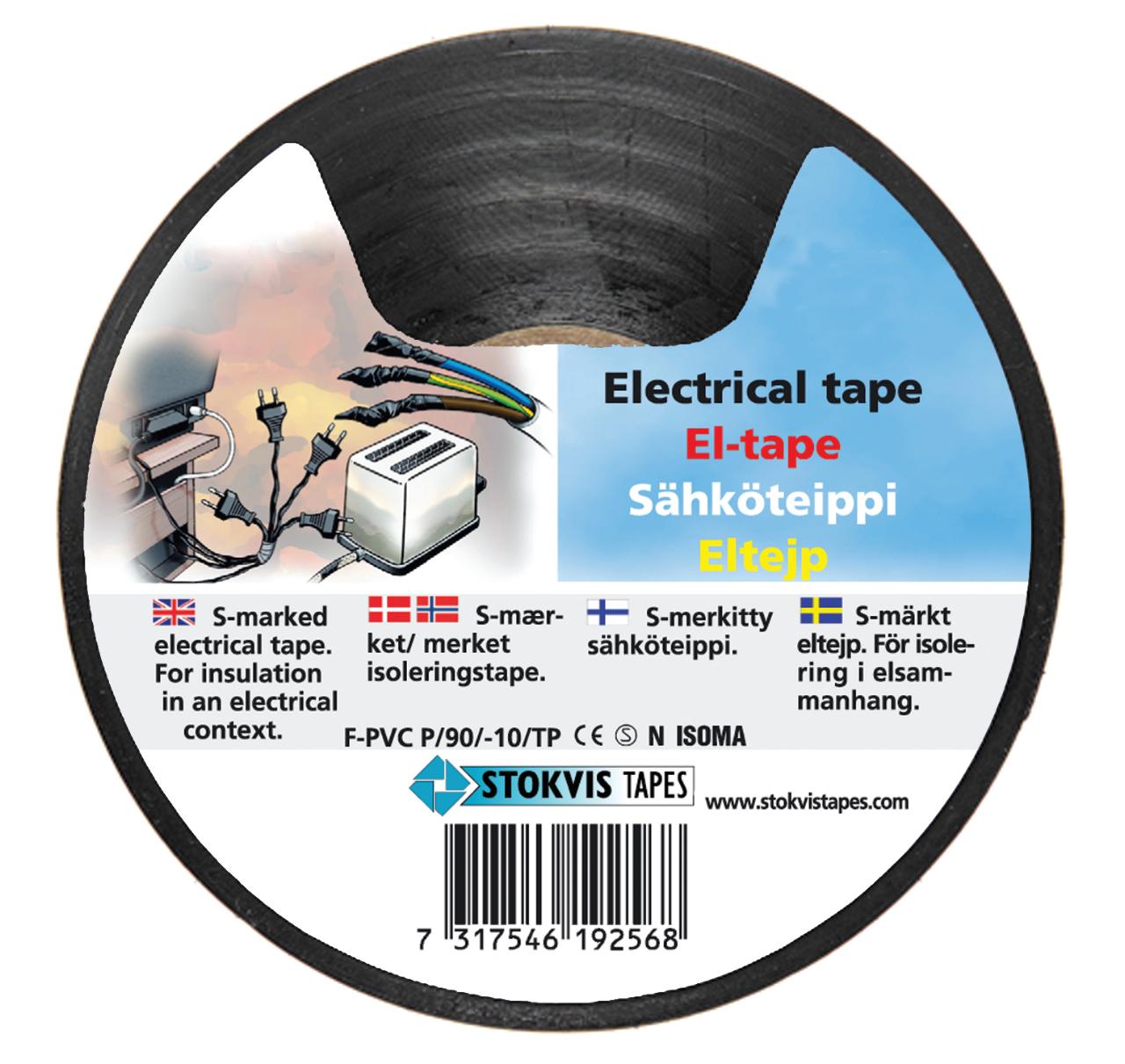 ELEKTROTAPE SORT 19MMX20M