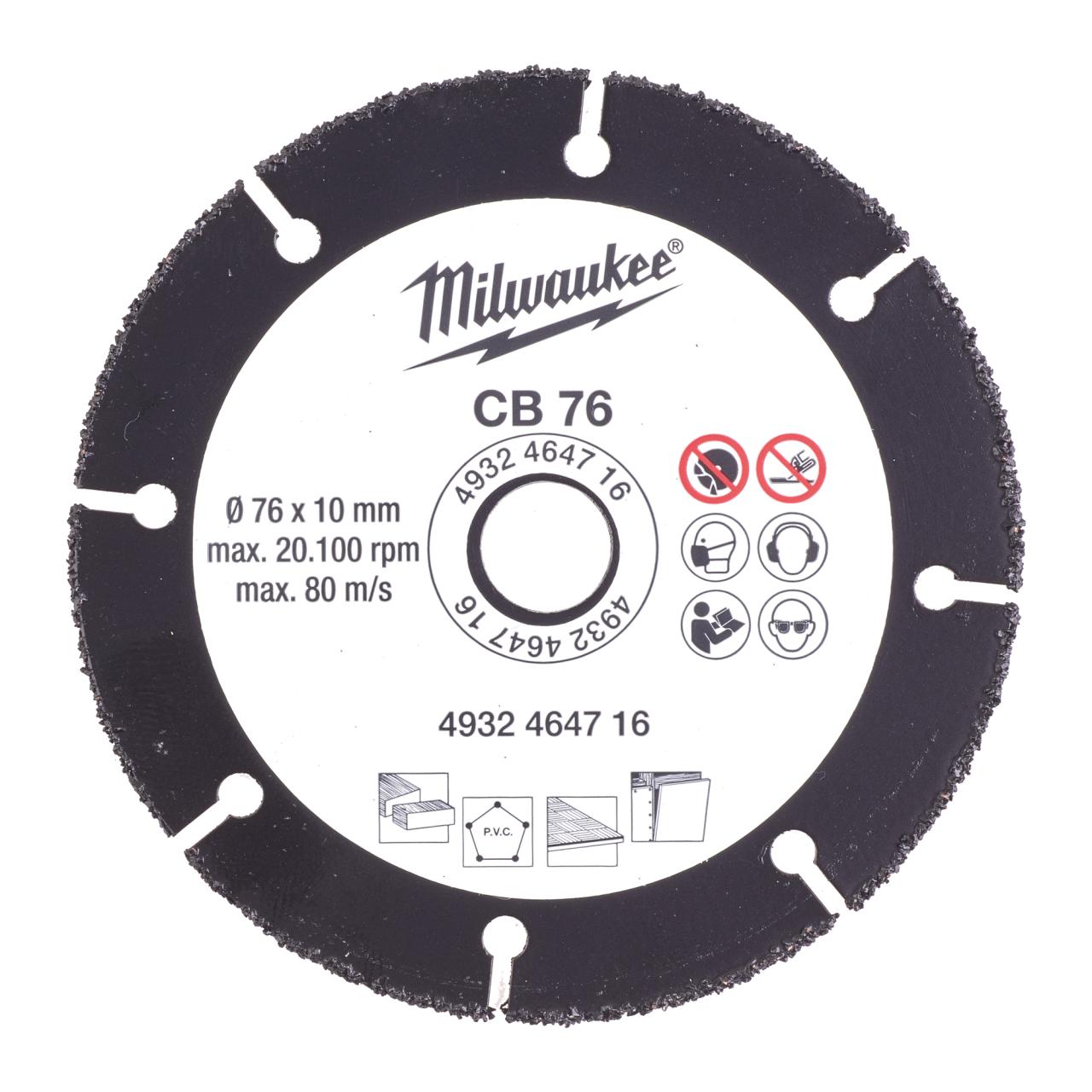 CARBIDESKIVE 76/10MM