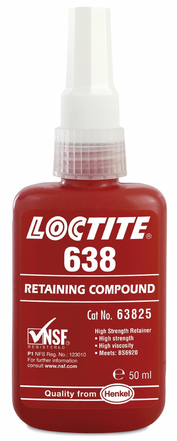 Lagersikring Loctite 638 50 ml