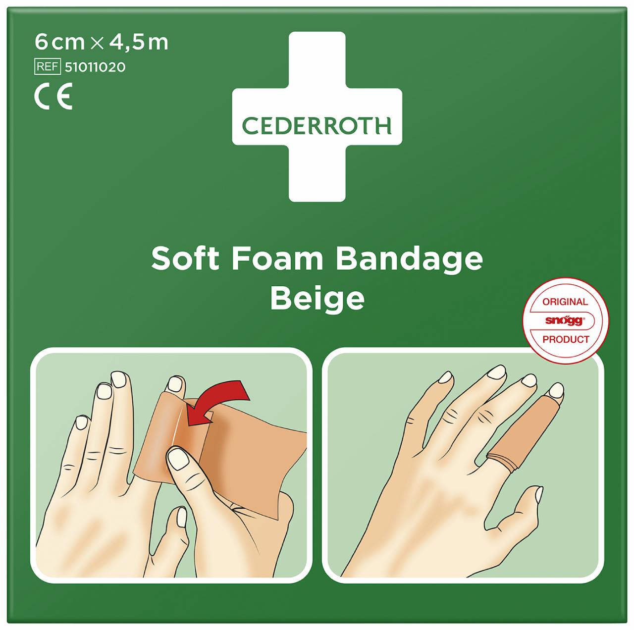 PLASTER SOFT FOAM BEIGE 6 CMX4,5 M