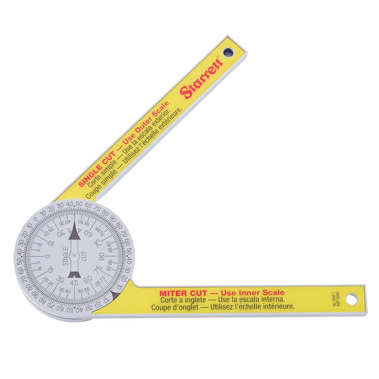 VINKELMÅLER PROTRACTOR 175MM PLAST